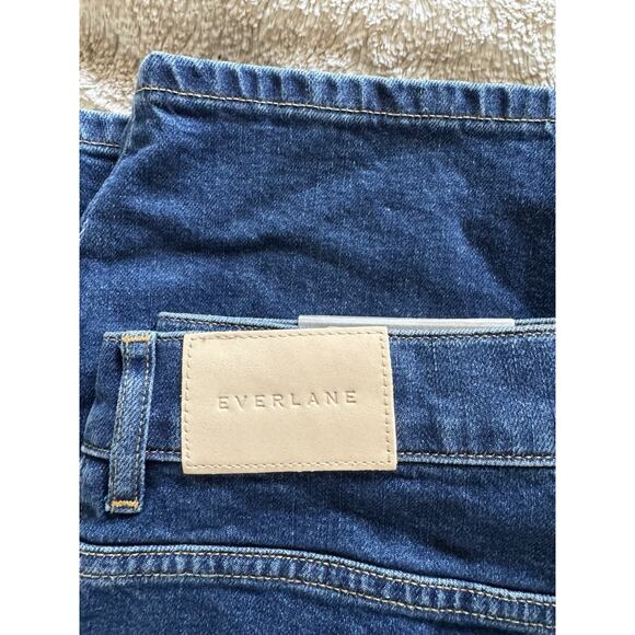 NWT Everlane The Way High Curve Jean Barrel Leg Ocean Blue Women’s Size 28 - Picture 7 of 9
